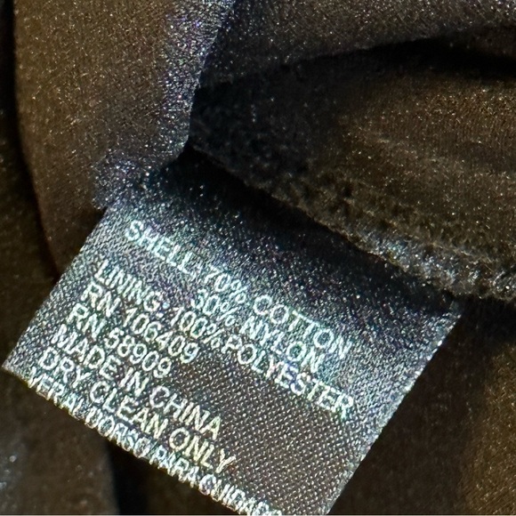 NWT Gianni Bini top Black chiffon long sleeve lace layered in Ivory Pearl Sz S - Picture 11 of 11